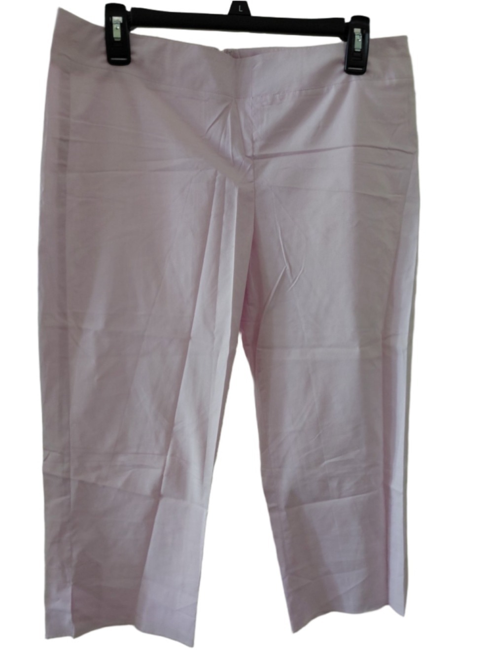 DKNY Women's Y2K Cropped Capris Size 12 NWT Bubble Gum (pale Pink)